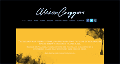Desktop Screenshot of alisoncroggon.com